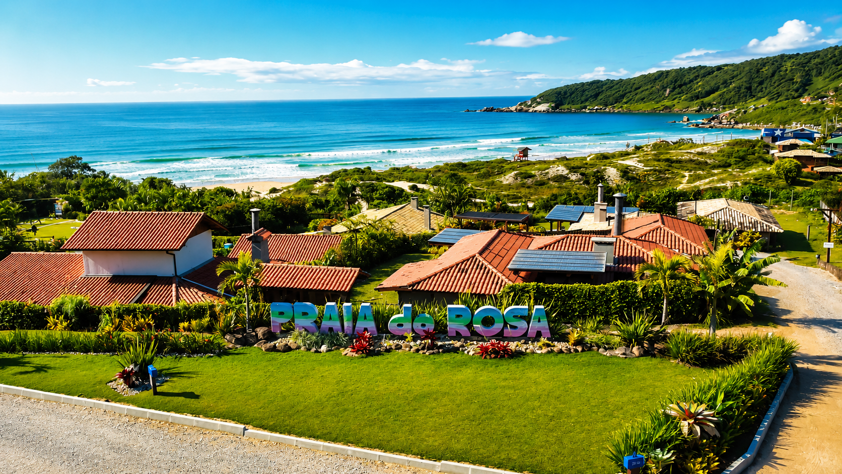 Vista da Praia do Rosa